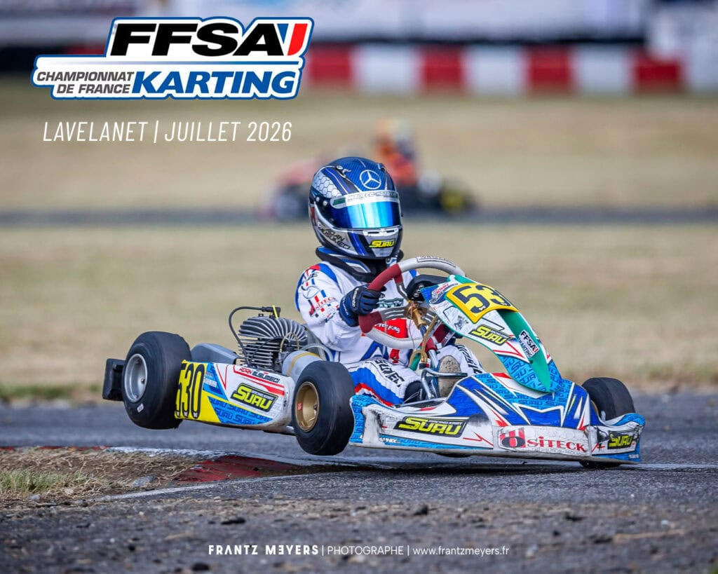 Championnat de France karting circuit de Lavelanet.